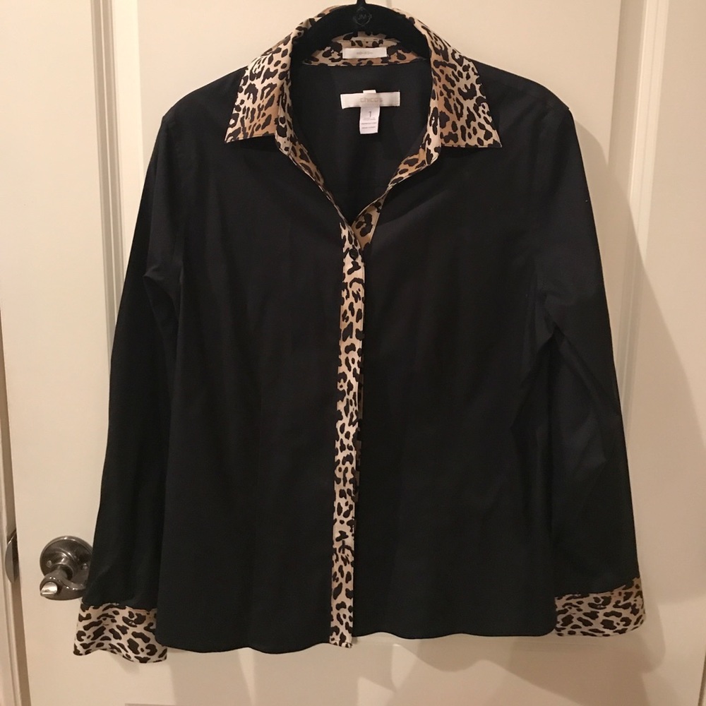 Chico’s long sleeve blouse, size 1